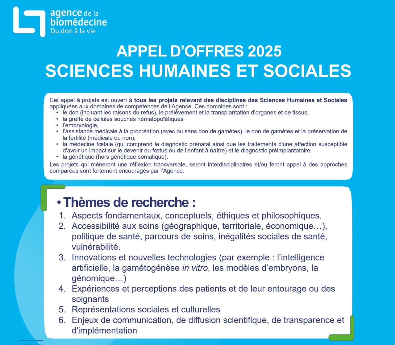 AO 2025 Sciences humaines et sociales